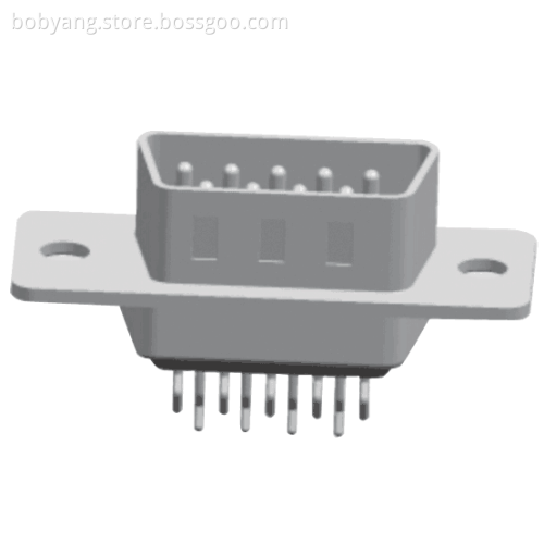 D-SUB PCB Male Dual Row Straddle(stamped Pin)